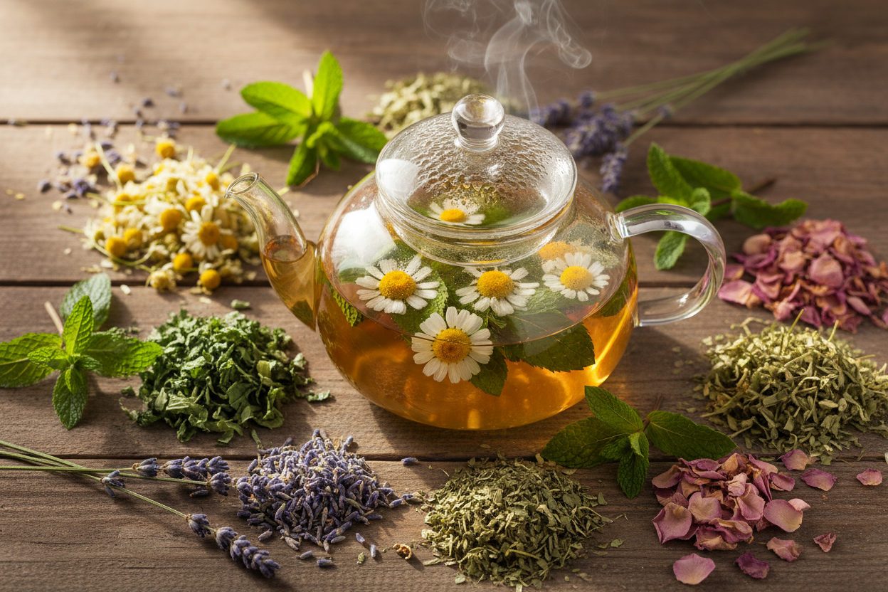 Herbs and Herbal Tea Collection