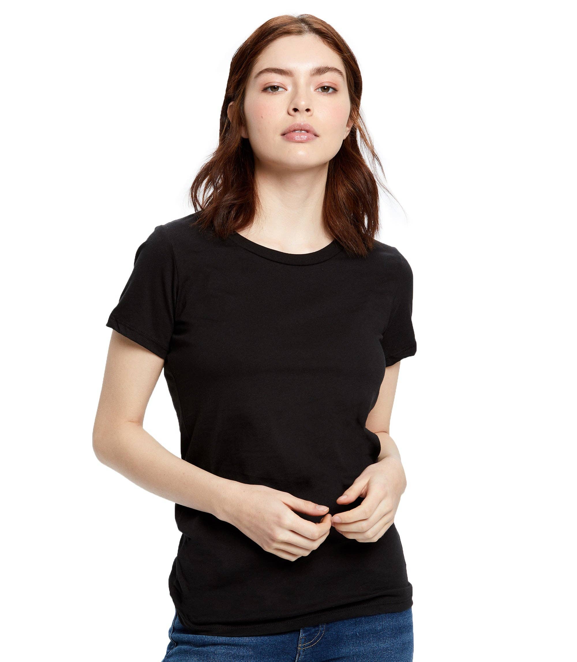 Women's Organic Cotton Crew Neck Tee