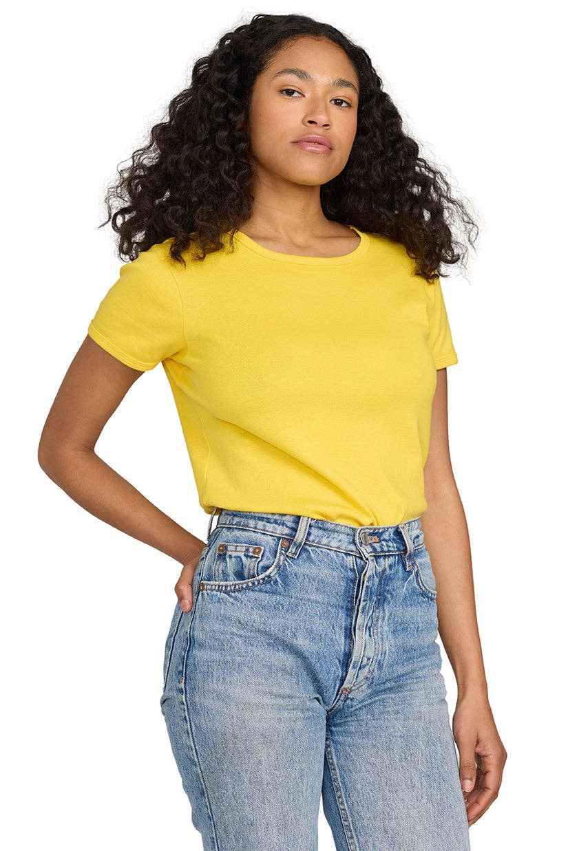 Baby Rib Tee - 100% Organic Cotton