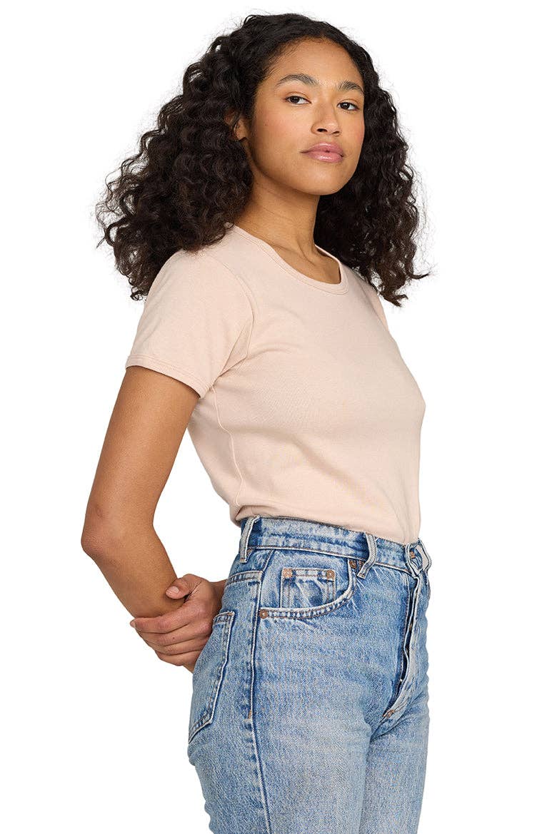 Baby Rib Tee - 100% Organic Cotton