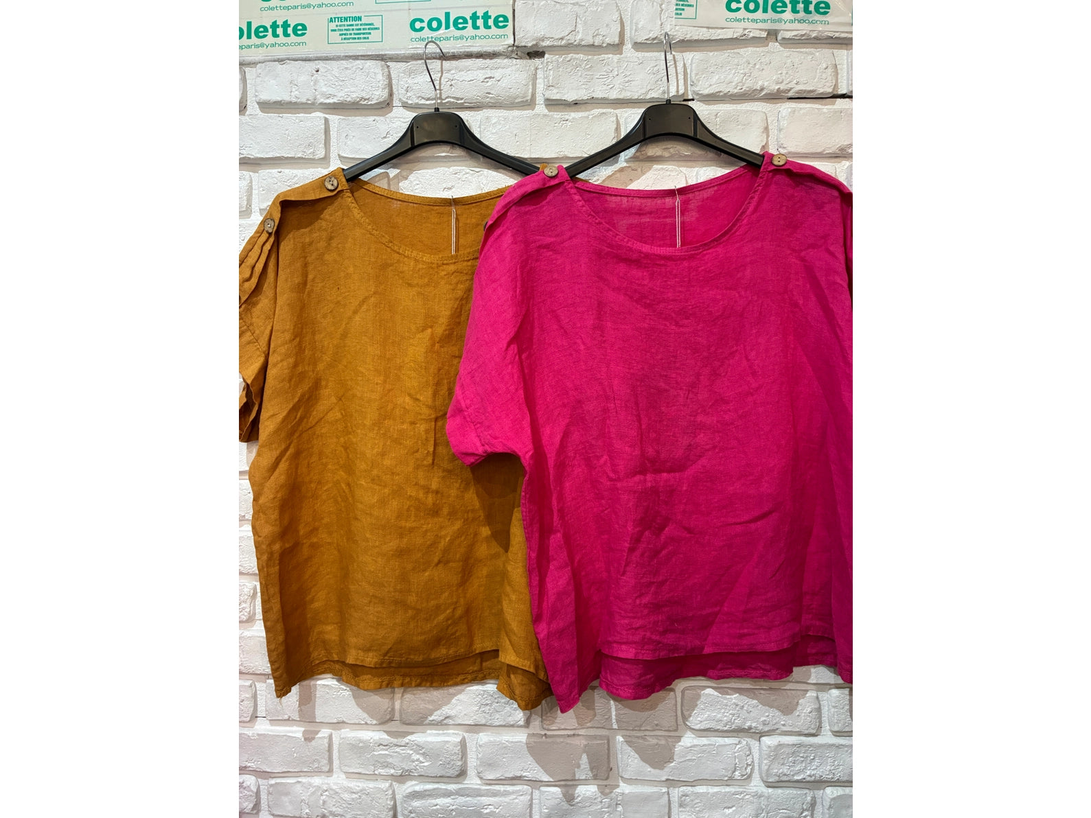 La Maison des Fibres Naturelles 100% Linen Shirt